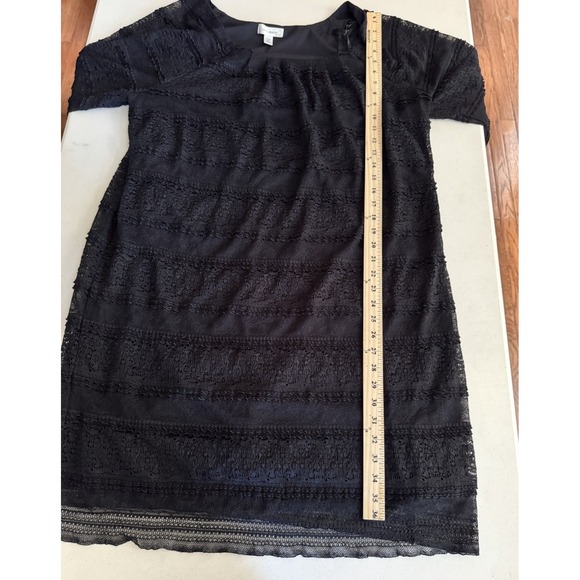 Vtg Y2K Dressbarn Midi Dress 20 Lace Sheet Fairy Grunge Whimsigoth Black Witchy - Picture 14 of 16